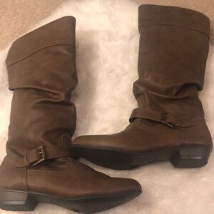 Never worn Brown tall boots size 6.5